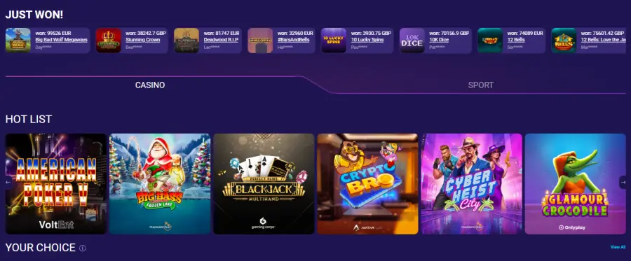 Casino Lets Jackpot